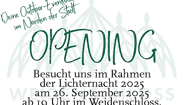 Weidenschloss öffnet zur Lichternacht