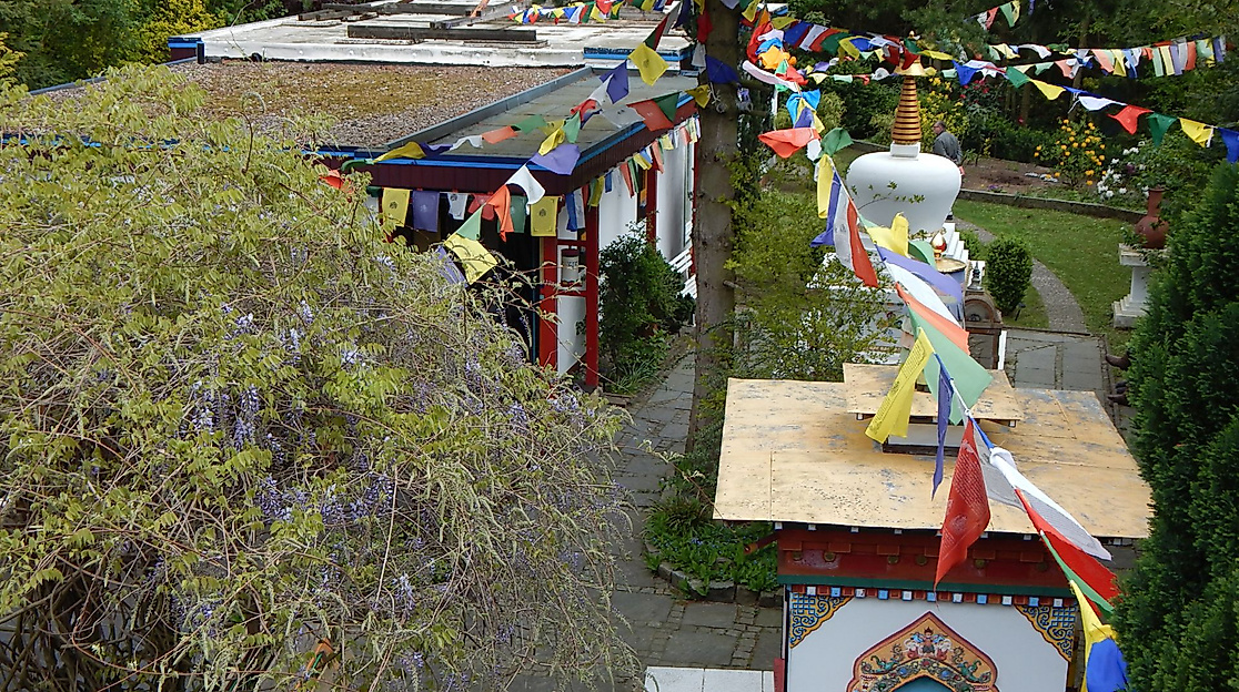 Das Tibetische Zentrum in Hamburg-Berne.