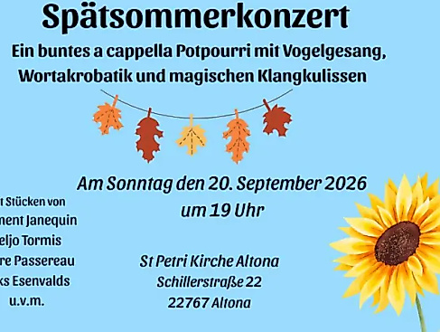 Bild zum Event <Spätsommerkonzert>
