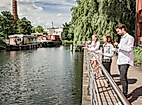 Kaffee am Veringkanal in Hamburg