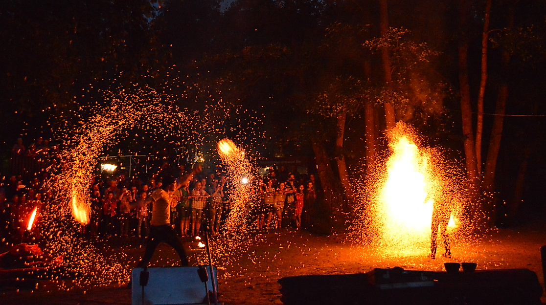 Wingst Zoo Tropennacht 2015 Feuershow