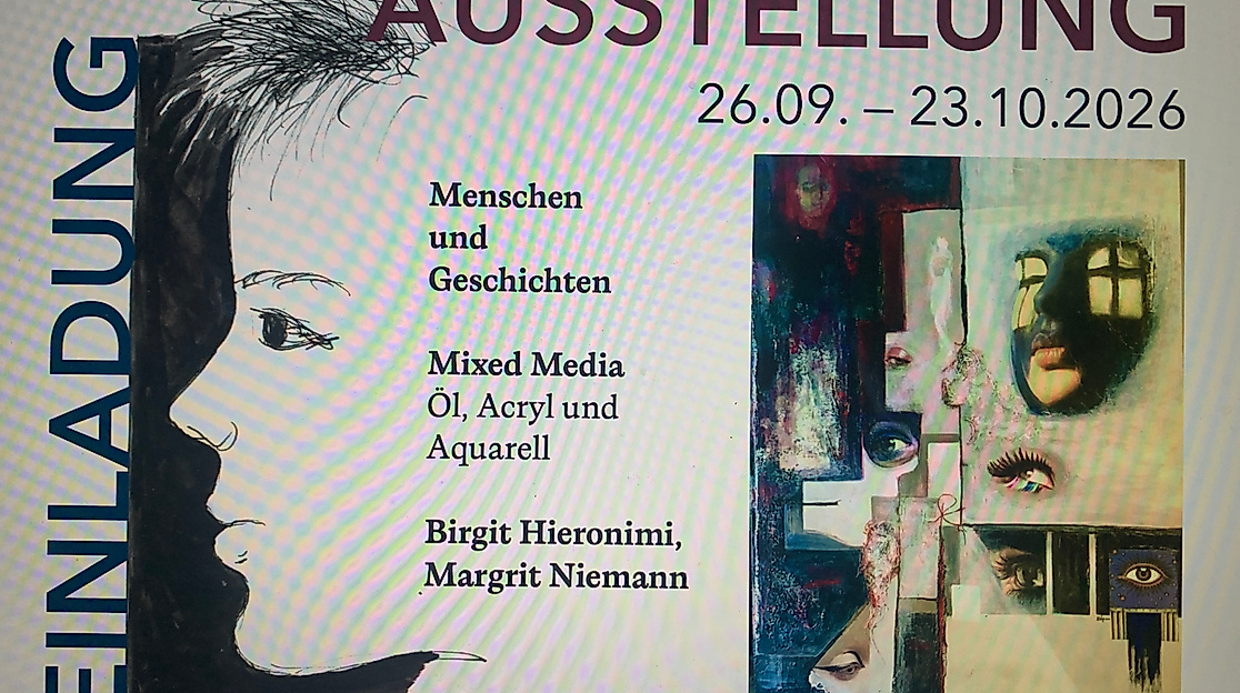 Vernissage "Menschen und Geschichten" -Ausstellung
