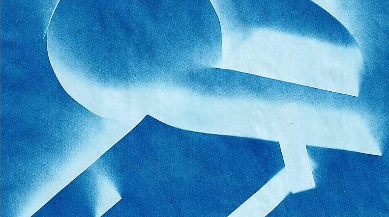 (ohne Titel), Cyanotypie, 2025