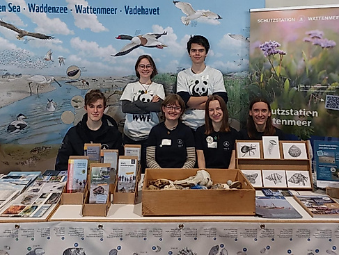 Infostand der Schutzstation Wattenmeer