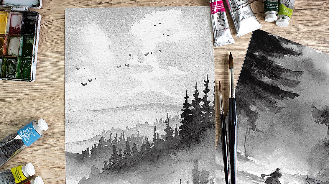 Aquarell-Workshop “Nebellandschaft”