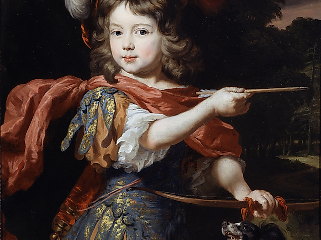 Nicolas Maes, Bildnis eines Knaben im Kostüm des Adonis, Gemäldegalerie der Akademie der bildenen Künste Wien