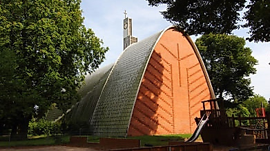 Die Erlöserkirche in Farmsen