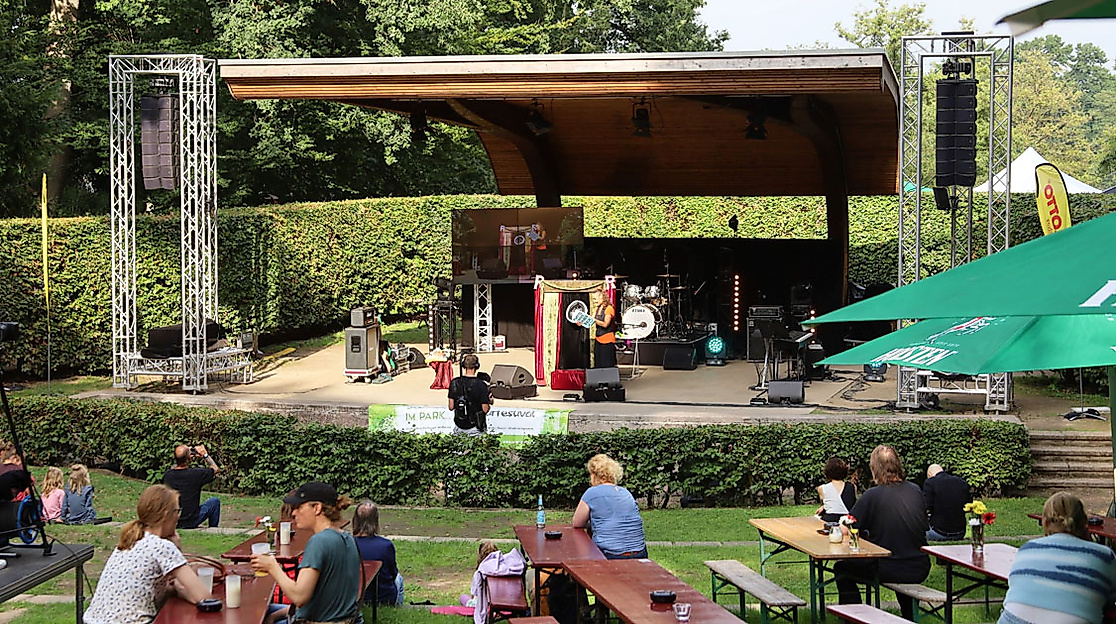 Sommer im Park in Hamburg-Harburg