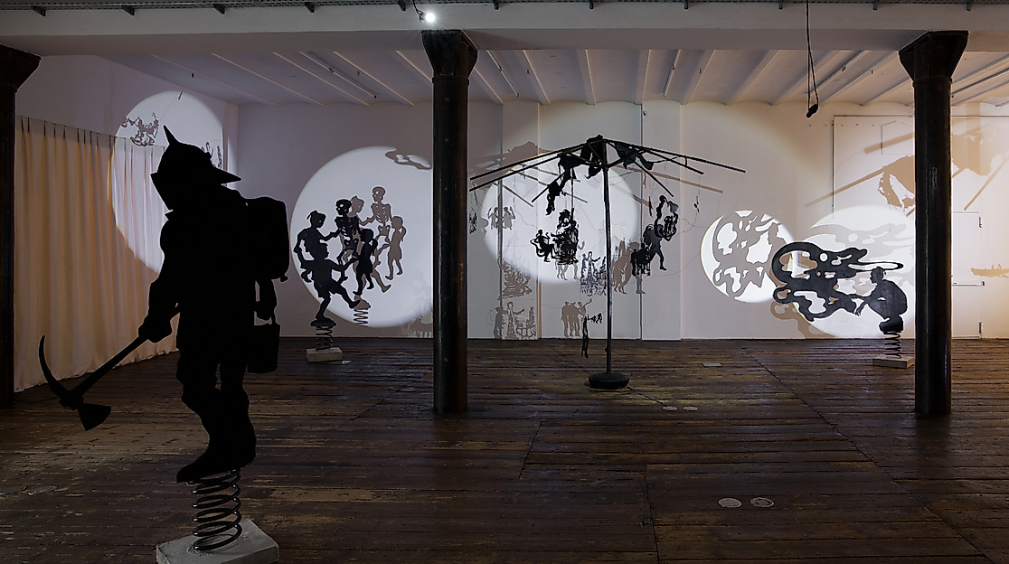 Installationsansicht: Andrey Klassen – Keiner rannte