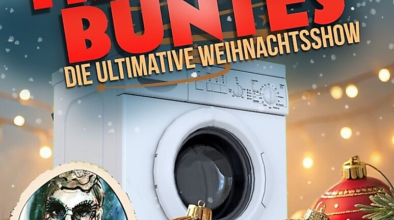 Trommel Buntes - Gäste. Glitzer. Glühweinduft.
