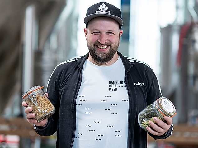 Brauer Jens Hinrichs von der Bunthaus Brauerei