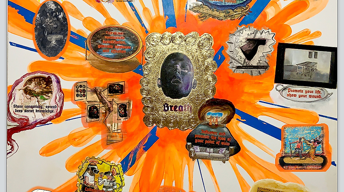 Ausstellungsplakat "The seventh day of artistic intelligence"
