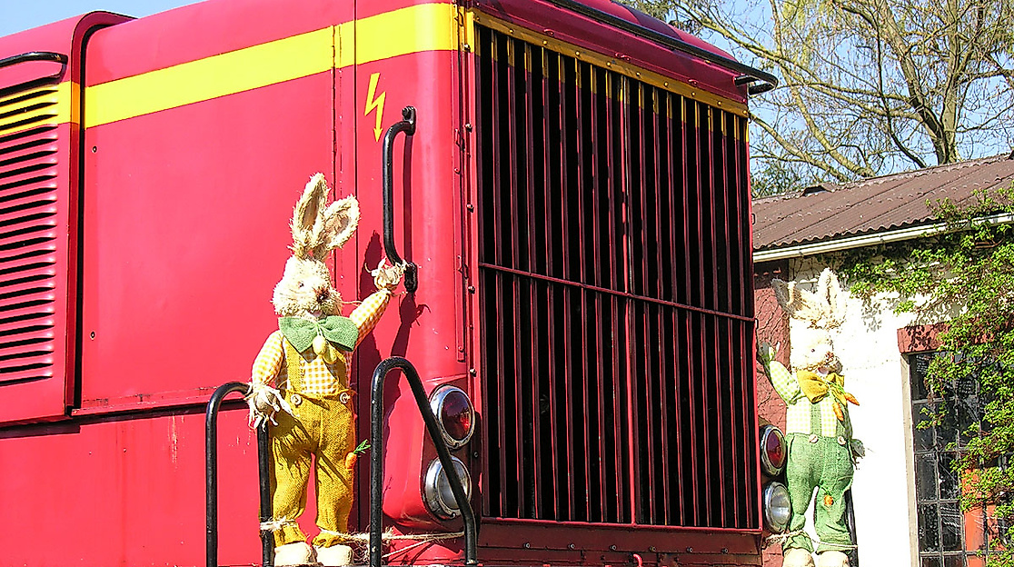 Ausgebucht: Fahrt zum Osterhasen mit dem HEIDE-EXPRESS