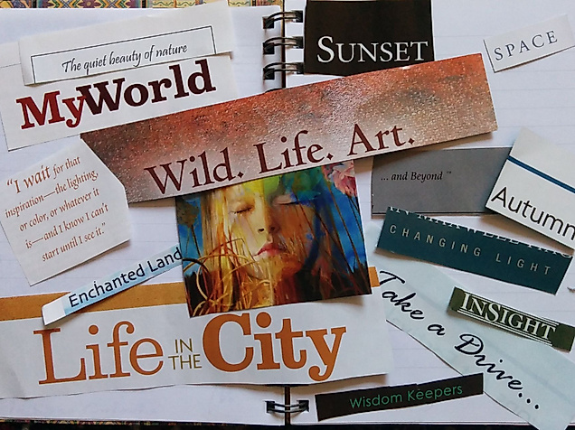 Kreativ ohne Kabel - Vision Board 2026