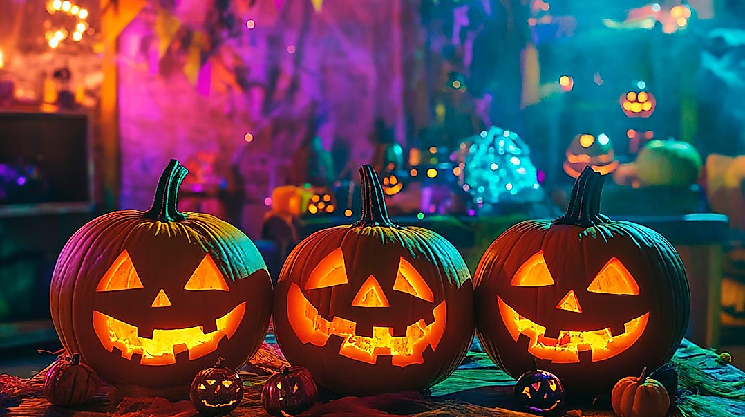Kinder Halloween-Warm-up Party