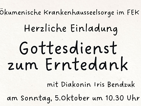 Gottesdienst im Friedrich-Ebert-Krankenhaus Neumünster