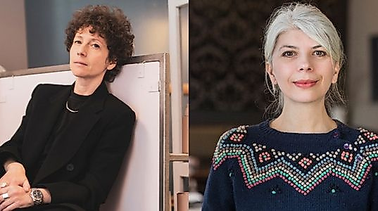 Autor:innen Marica Bodrožić und Sasha Marianna Salzmann