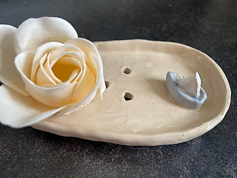 Seifenschale aus Ton