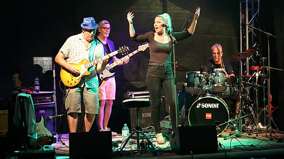 Come Along - on stage