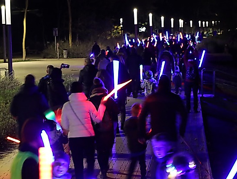 Leuchtstab-/ LED-Wanderung