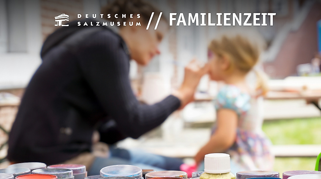 Familienzeit im Deutschen Salzmuseum: Kinderschminken