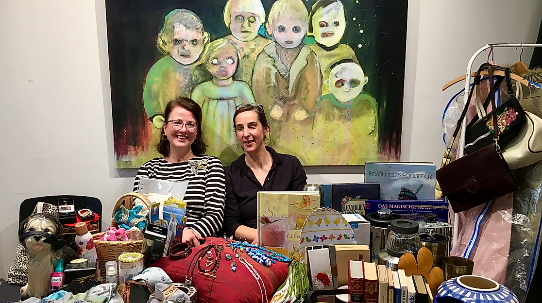 Kunst und Flohmarkt - das macht Spaß