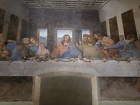 Leonardo da Vinci: Das letzte Abendmahl (Museo del Cenacolo Vinciano, Mailand)