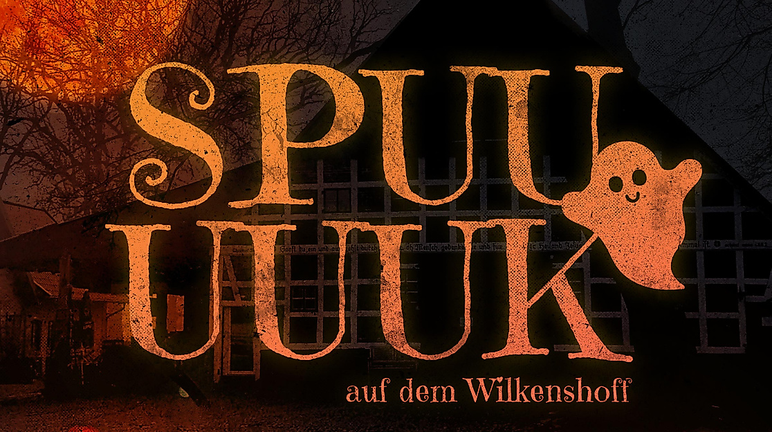 Keyvisual Spuuuk auf dem Wilkenshoff Halloween - Quer