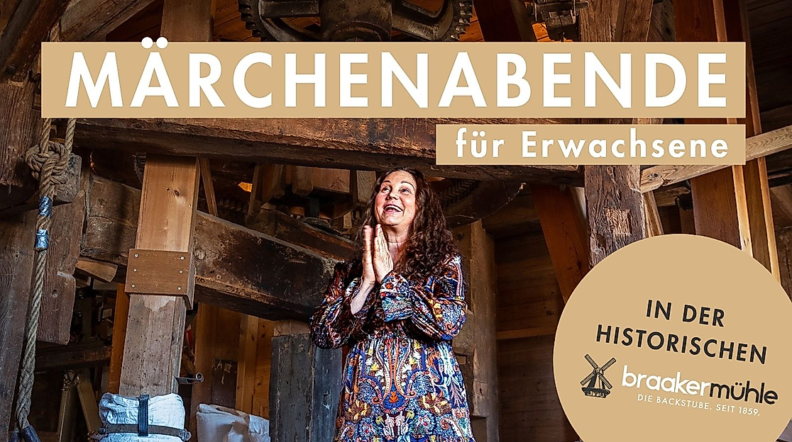 Märchenabende für Erwachsene in der historischen Braaker Mühle