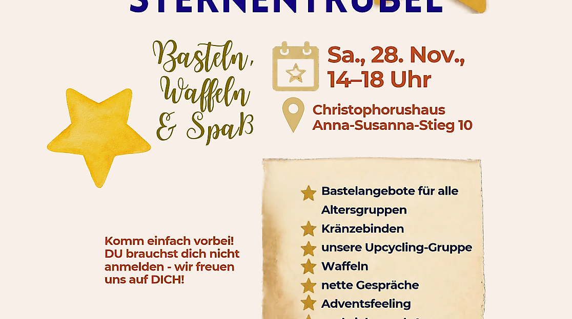Unser Plakat für den Sternentrubel 2026