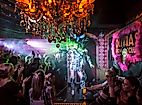 Lee Jackson auf der Bühne von Olivias Show Club