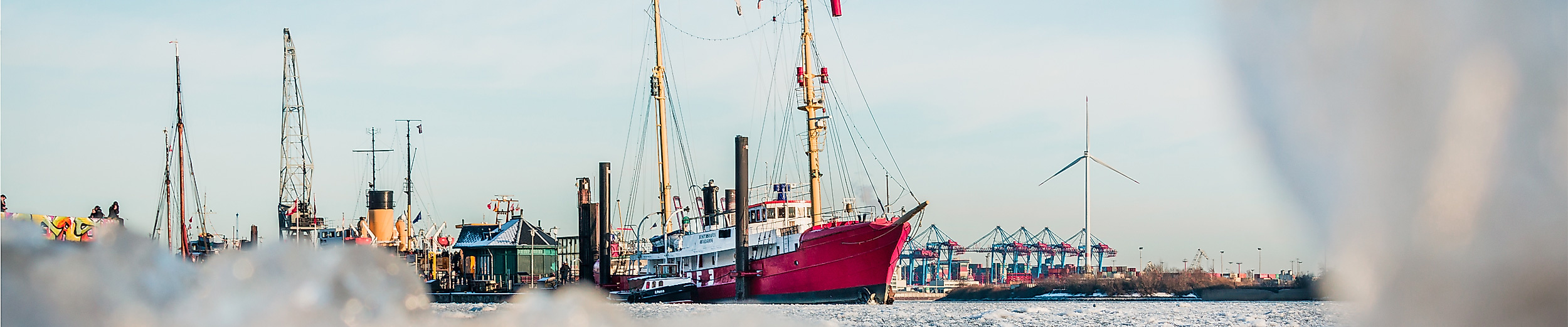 Hamburg in winter