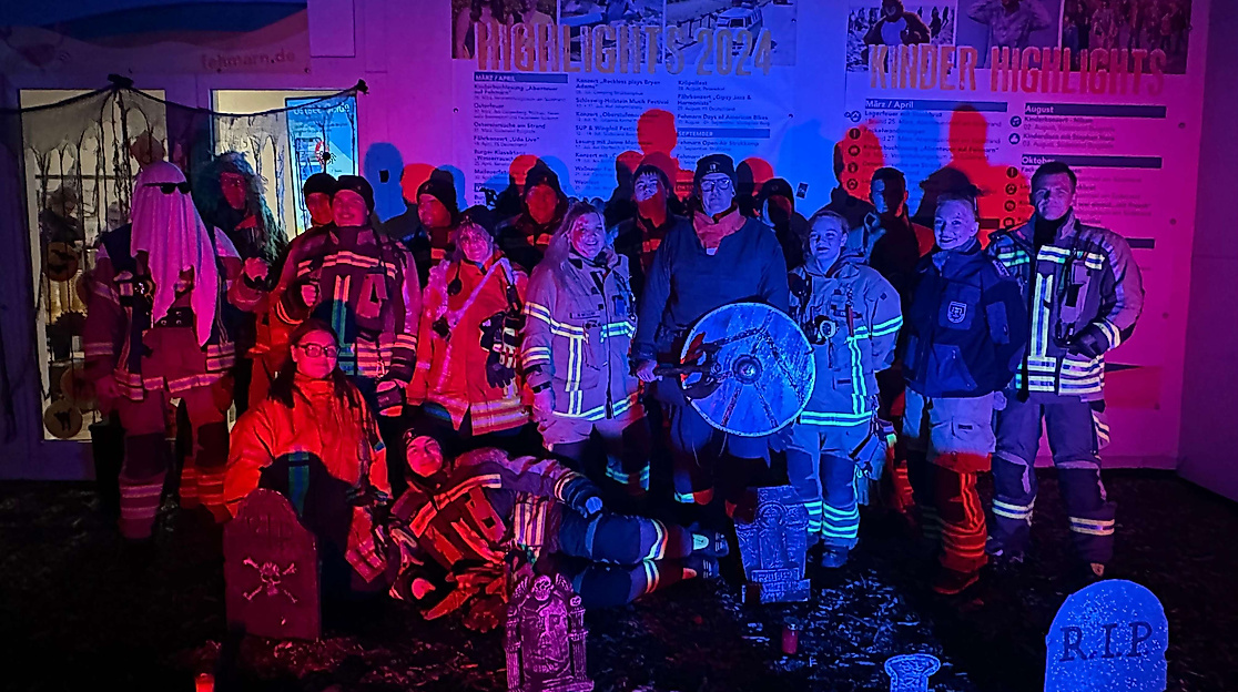 Die Jugendfeuerwehr Burg freut sich auf eine schöne Halloween-Veranstaltung mit Euch!