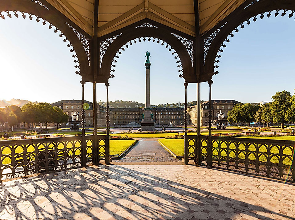 Schlossplatz Pavillon Stuttgart