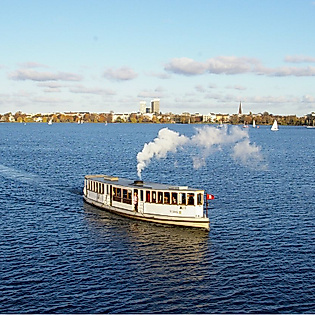 Alster-Rundfahrt mit Rondeelteich