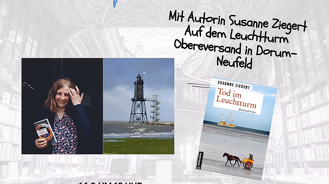 Krimilesung mit Musik auf dem Leuchtturm Obereversand