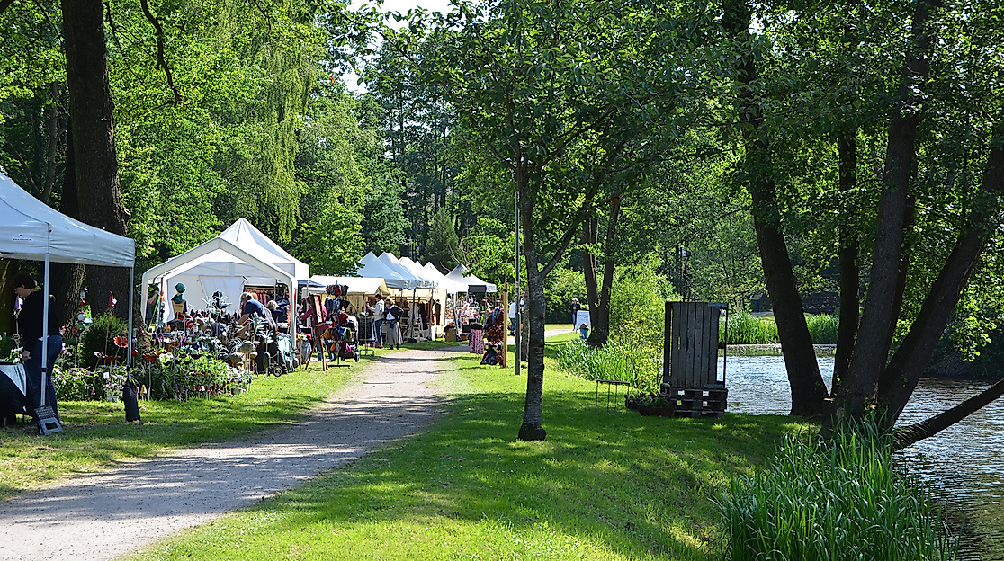 Kunstmeile am Mühlenteich in Sittensen