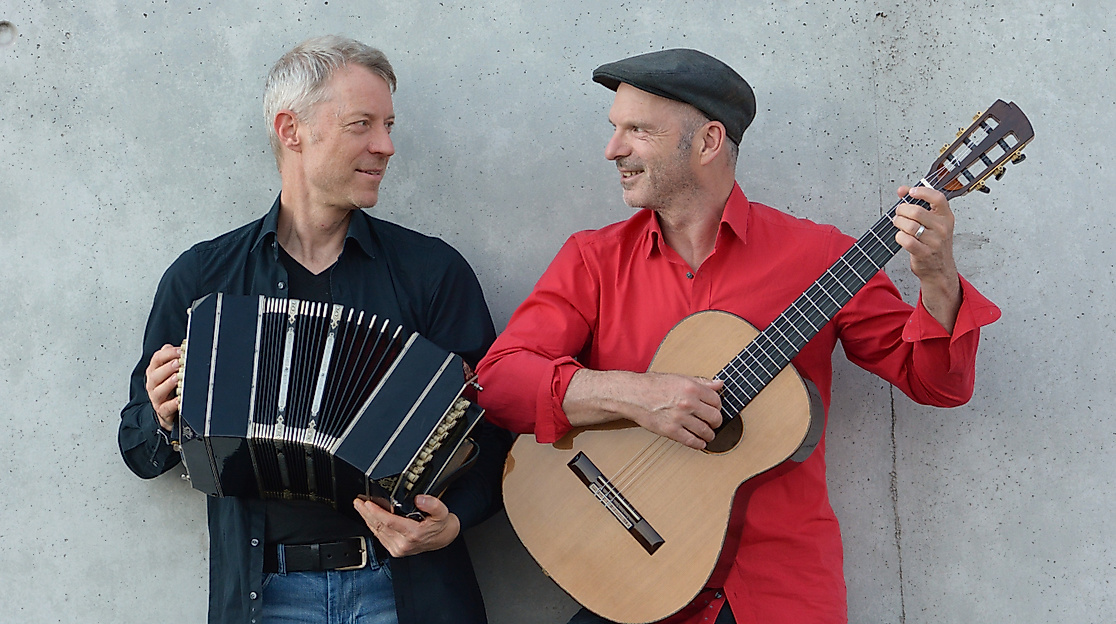Tangokonzert: Aves de Paso - Miguel Wolf und Hendrik Leßmann