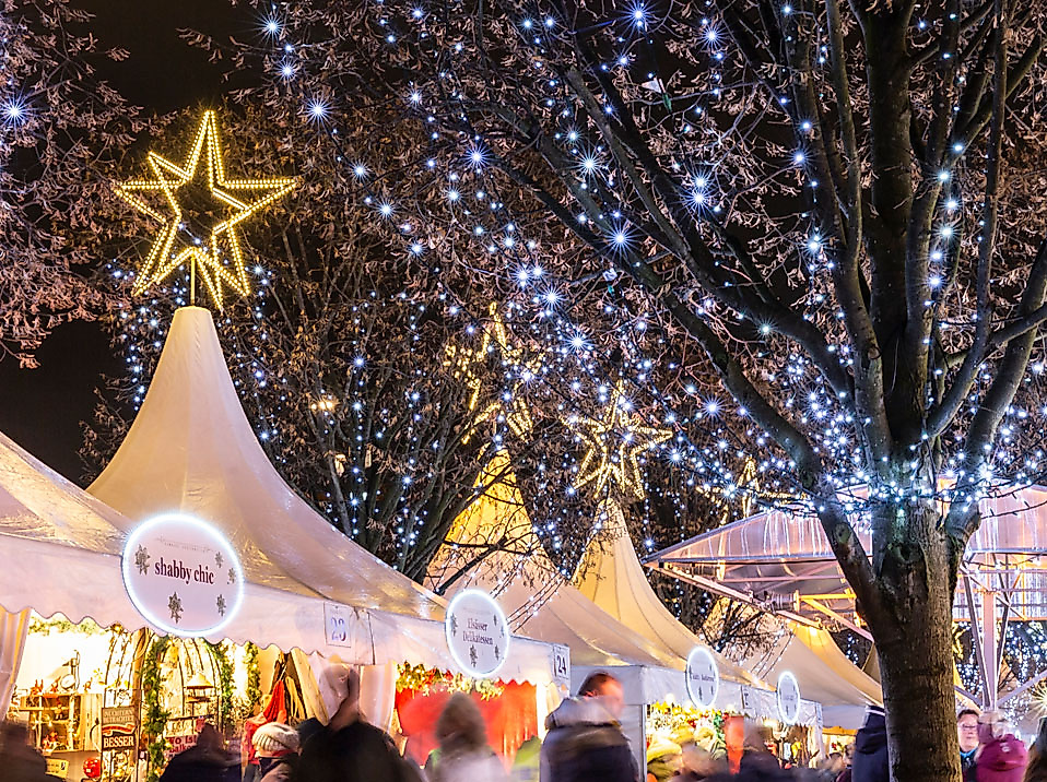 Jungfernstieg Weihnachtsmarkt Hamburg