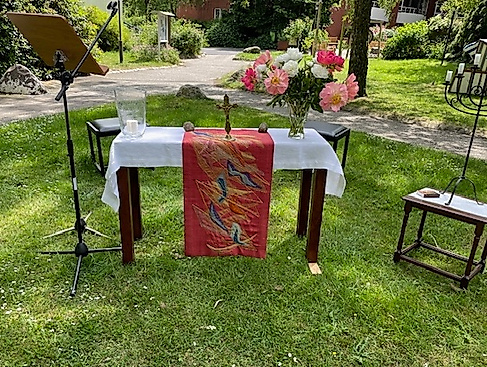 Altar auf der Festwiese