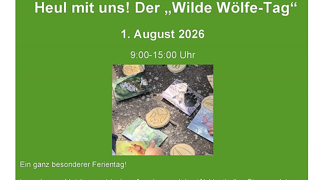 Heul mit uns! Der Wilde Wölfe-Tag