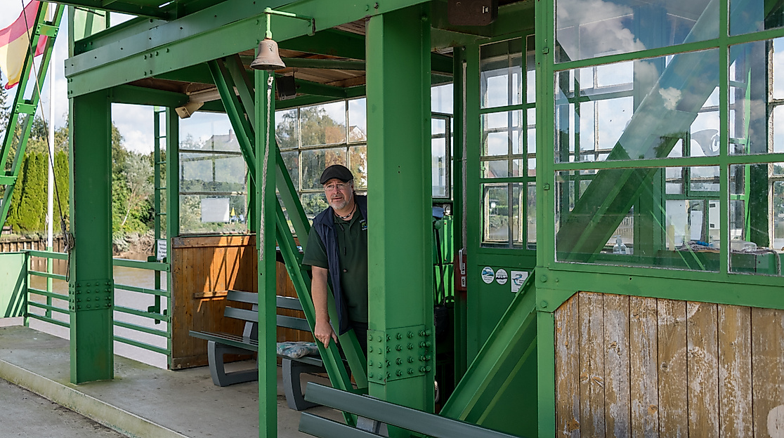 Saisonbeginn der Schwebefähre