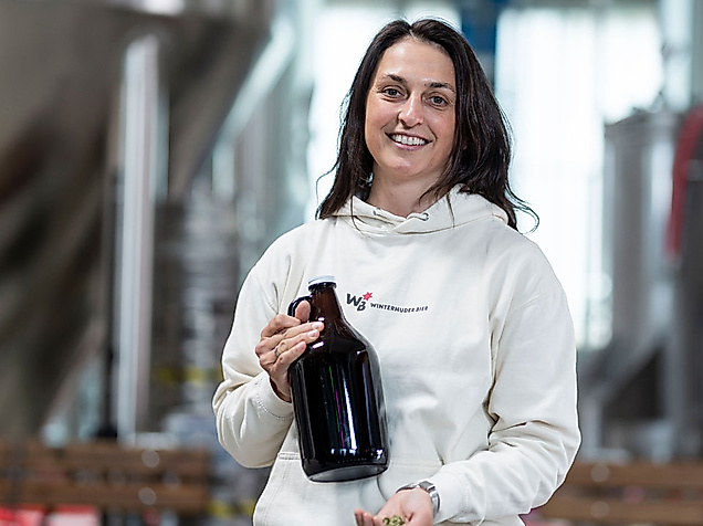 Christa Weigert Brauerin von Winterhuder Bier