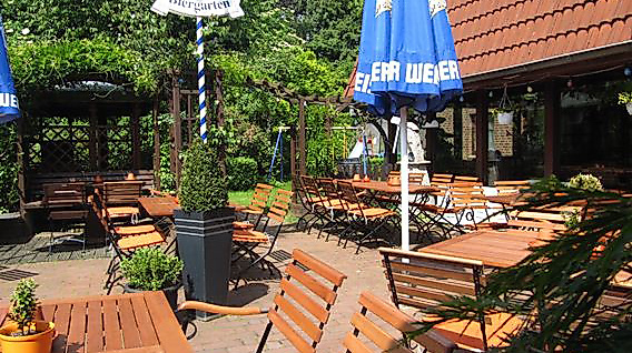 Hotel Cordes am Rosengarten, Rosengarten: Biergarten