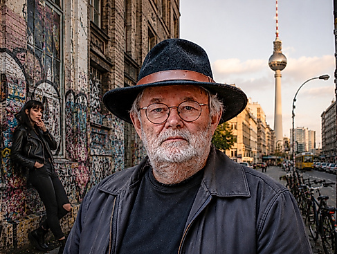 Der Künstler, Fotograf, Kameramann, Regisseur, Filmproduzent und Aktivist Roland Willaert