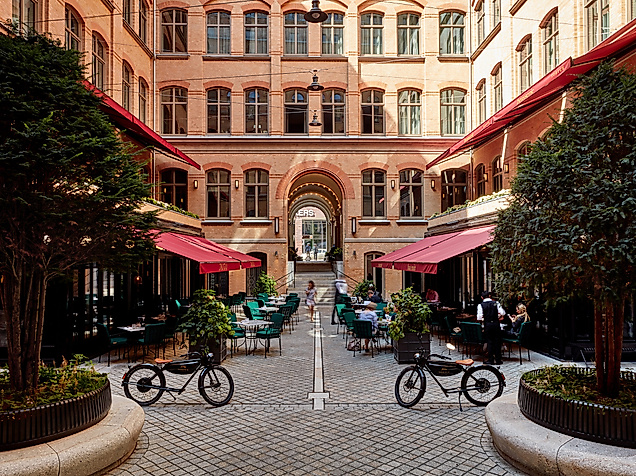 Hotel TORTUE HAMBURG: Innenhof