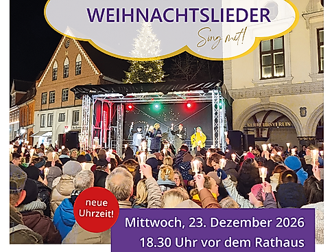 "Lüneburg singt Weihnachtslieder - Sing mit!" am Vorweihnachtsabend