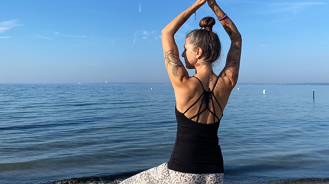 Yoga am Strand