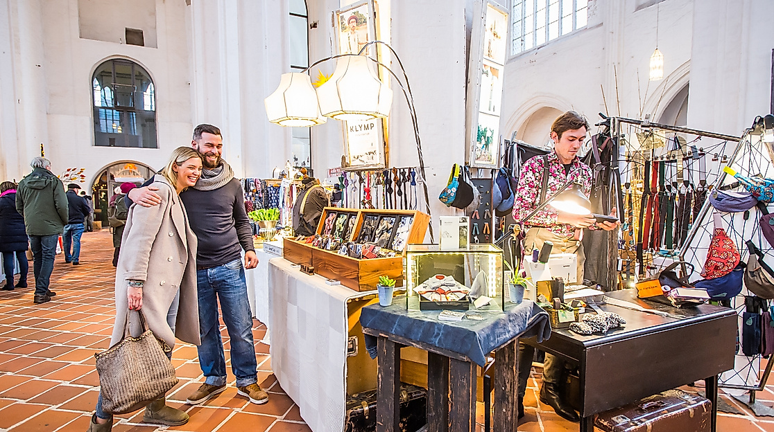 Lübecker Kunsthandwerkermarkt St. Petri