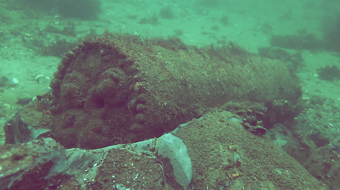 Grundmine in der Ostsee